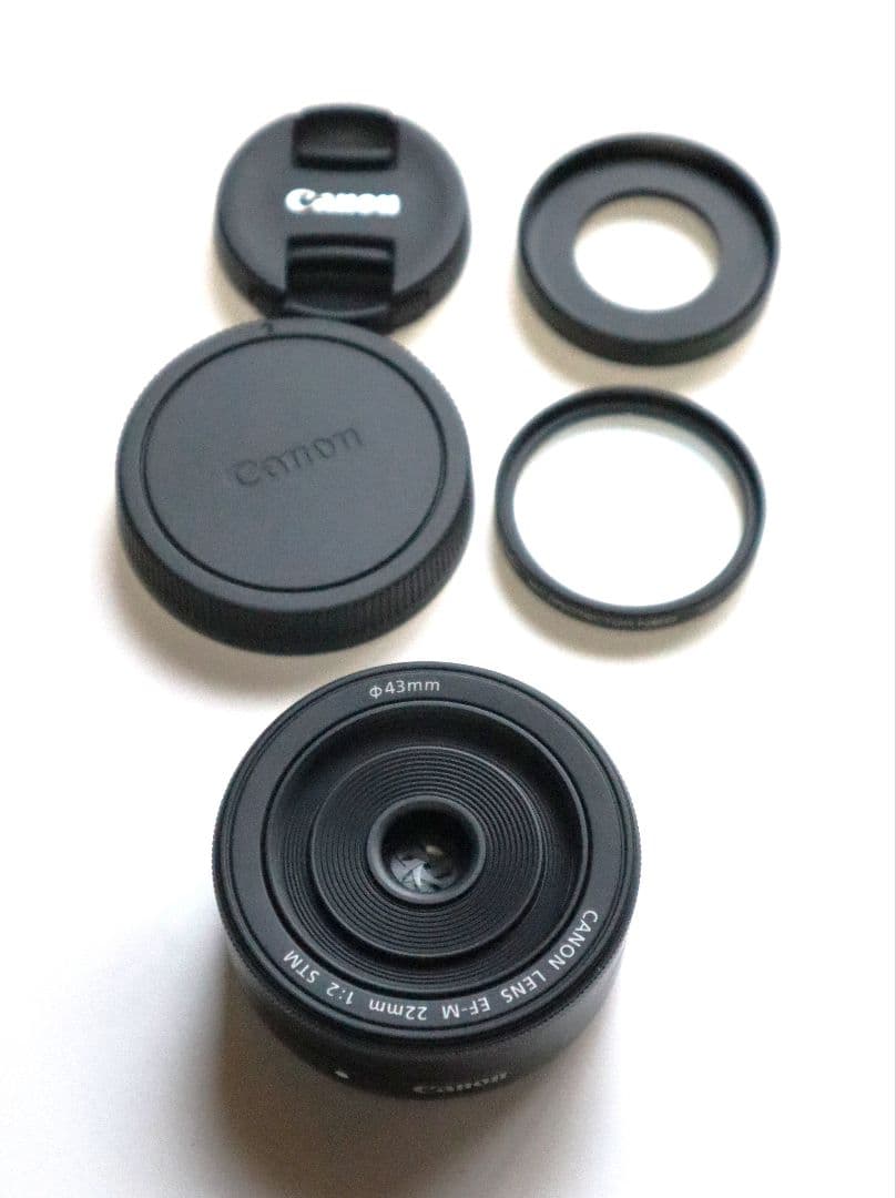 【未使用】キャノン EF-M22㎜ F2 STM 薄型パンケーキレンズ