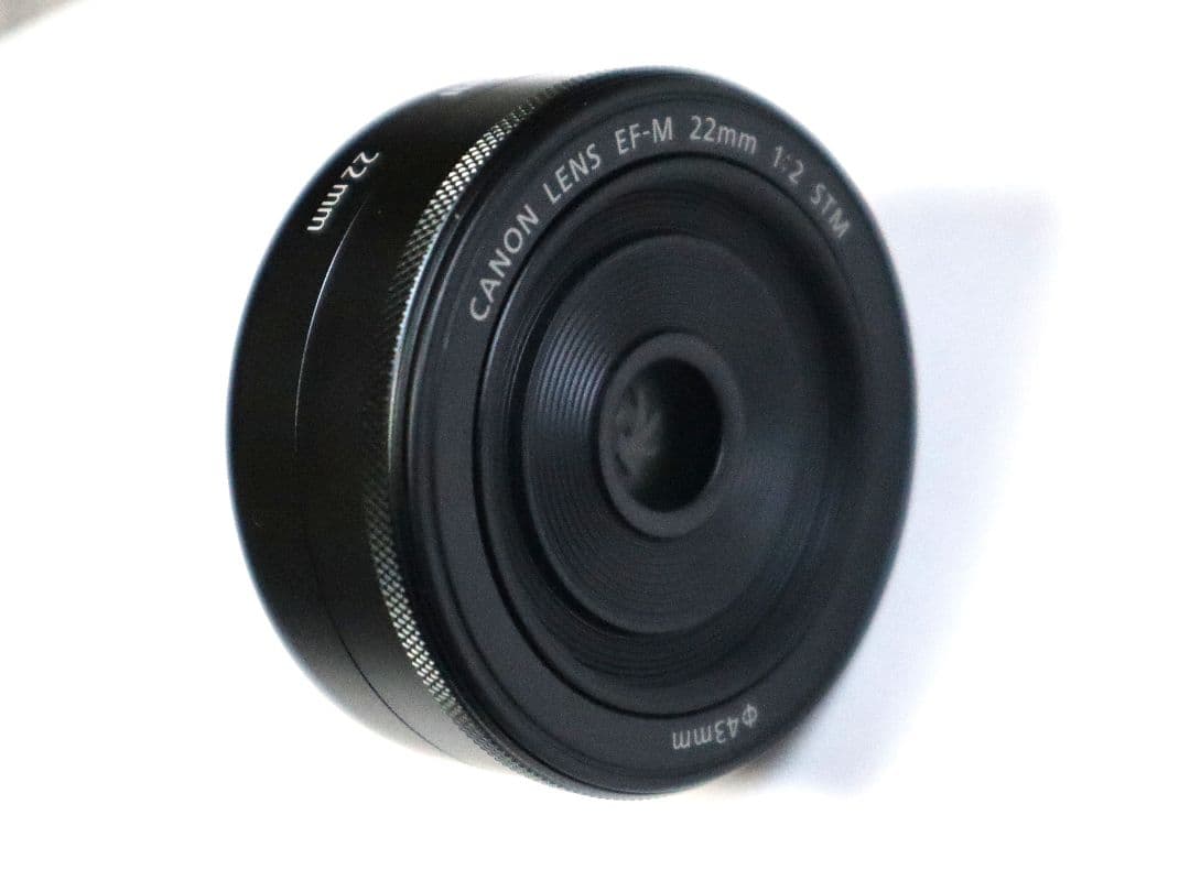 【未使用】キャノン EF-M22㎜ F2 STM 薄型パンケーキレンズ