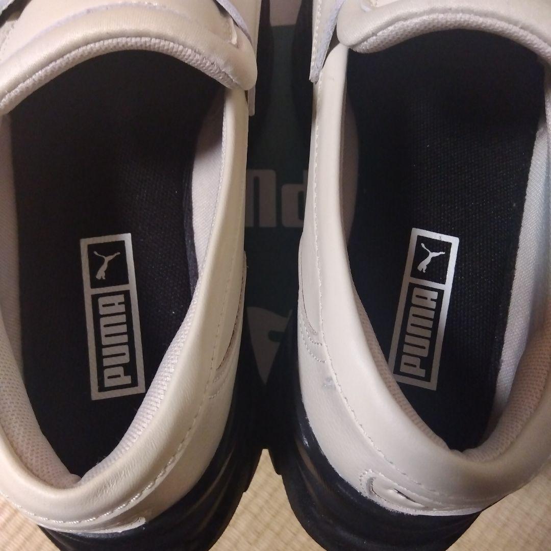 PUMA厚底ローファー