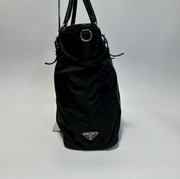 プラダ　三角ロゴブラック　ロゴベルト2way ショルダー