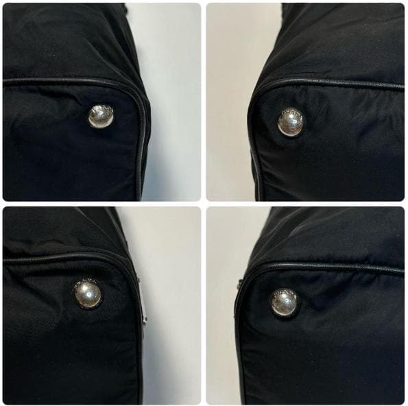 プラダ　三角ロゴブラック　ロゴベルト2way ショルダー