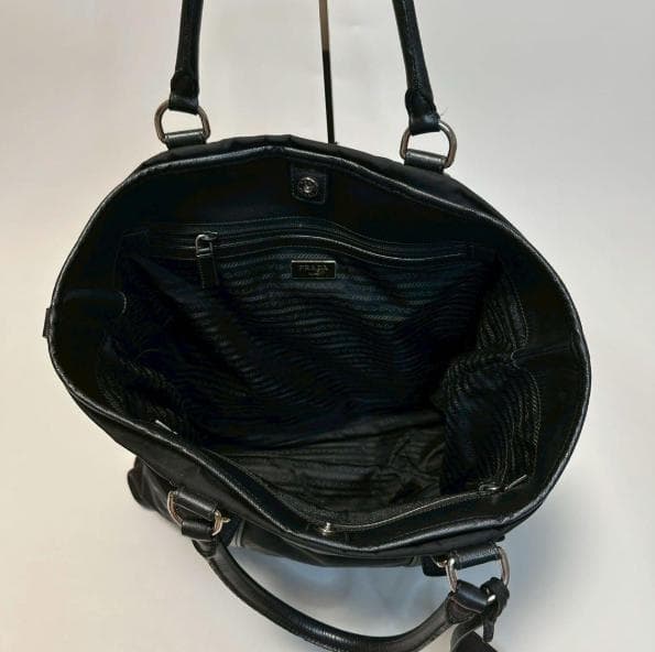プラダ　三角ロゴブラック　ロゴベルト2way ショルダー