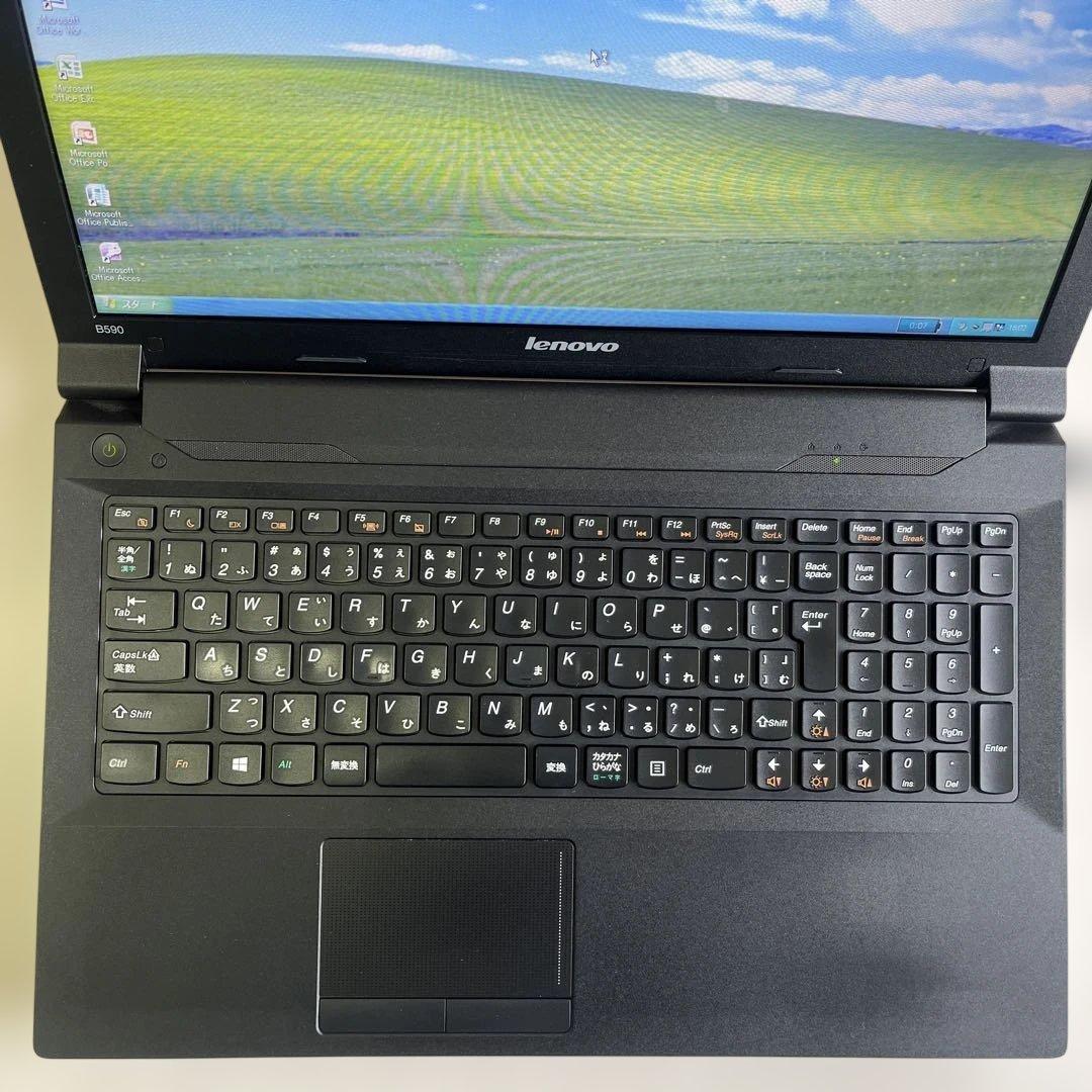 ☆格安美品☆WindowsXP☆レノボ15.6インチ大画面ノート☆Office付