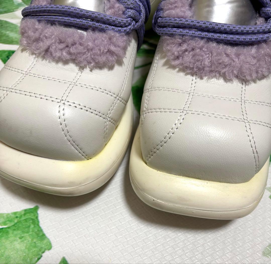 Grape 靴　シューズ　235cm　レア　白　紫　ホワイト　パープル
