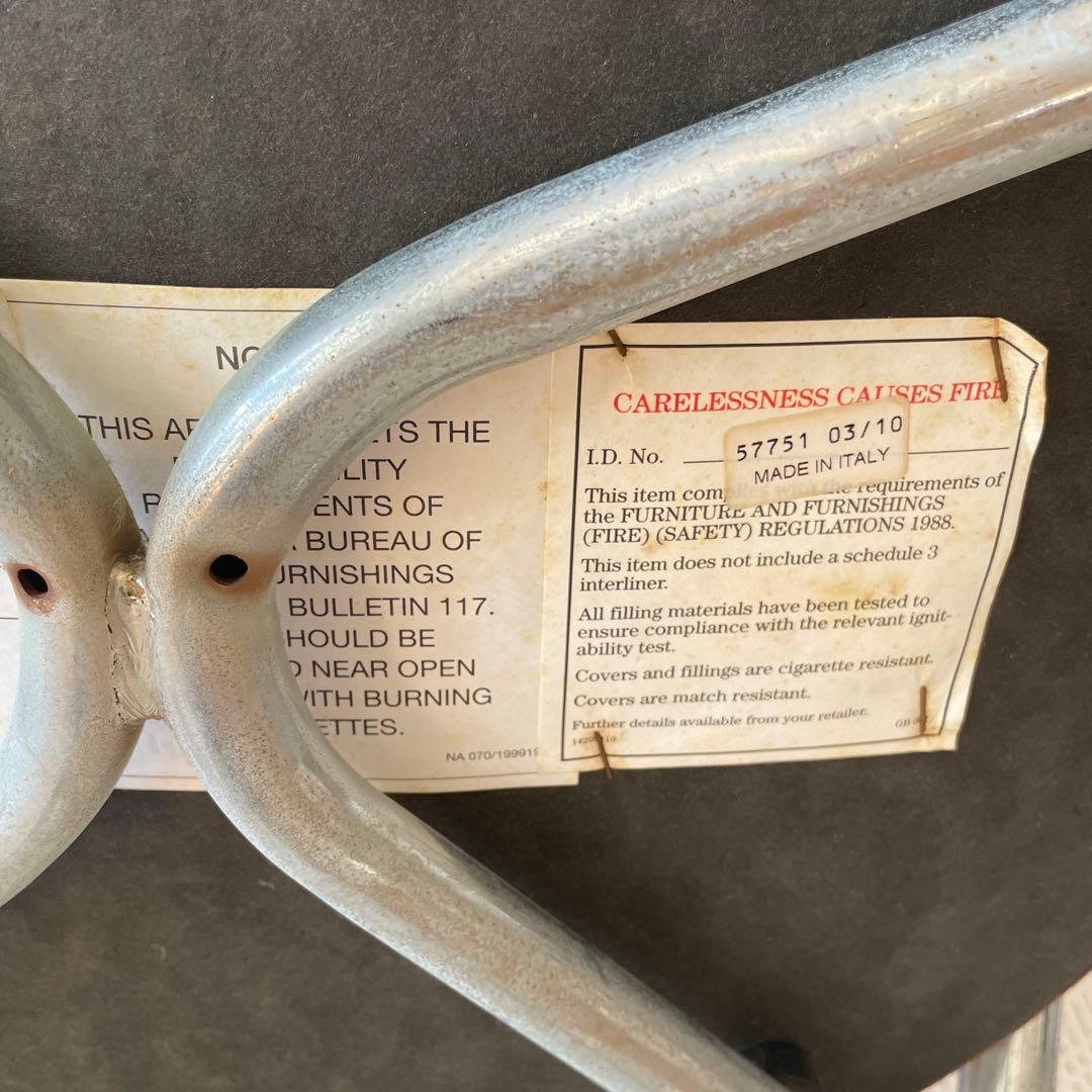 【最終セール】CALLIGARIS カリガリス レザー アーム ダイニングチェア