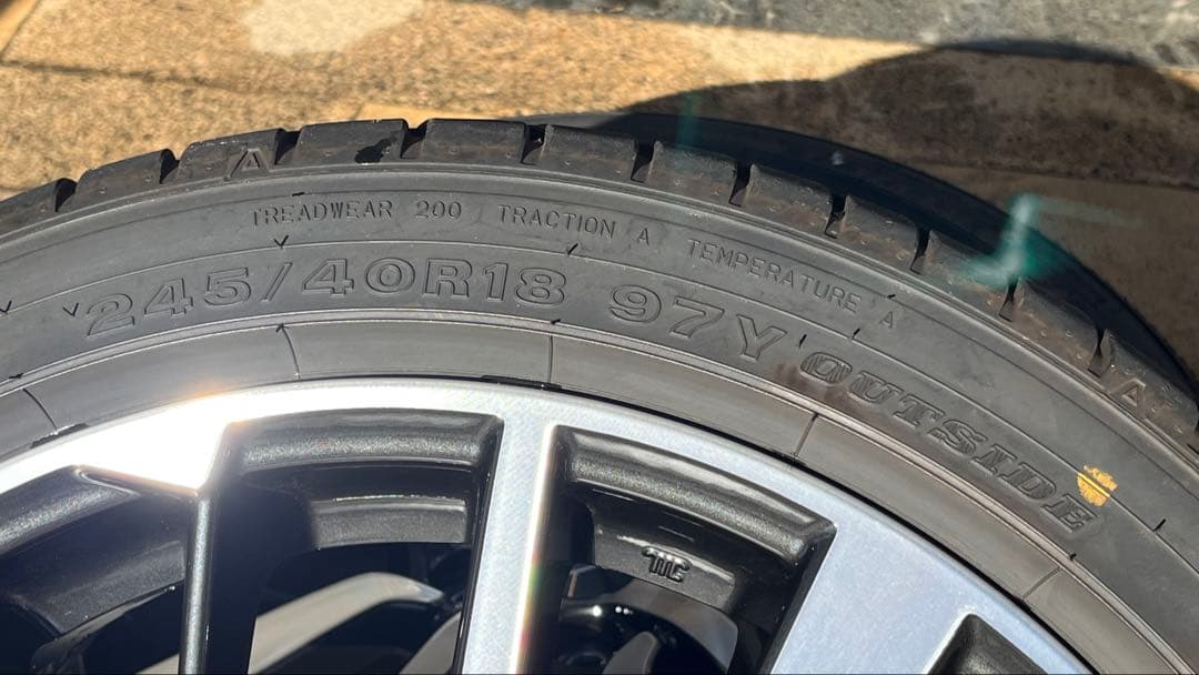 【値下げ】SUBARU WRX S4 STI VBH 純正18インチセット 美品