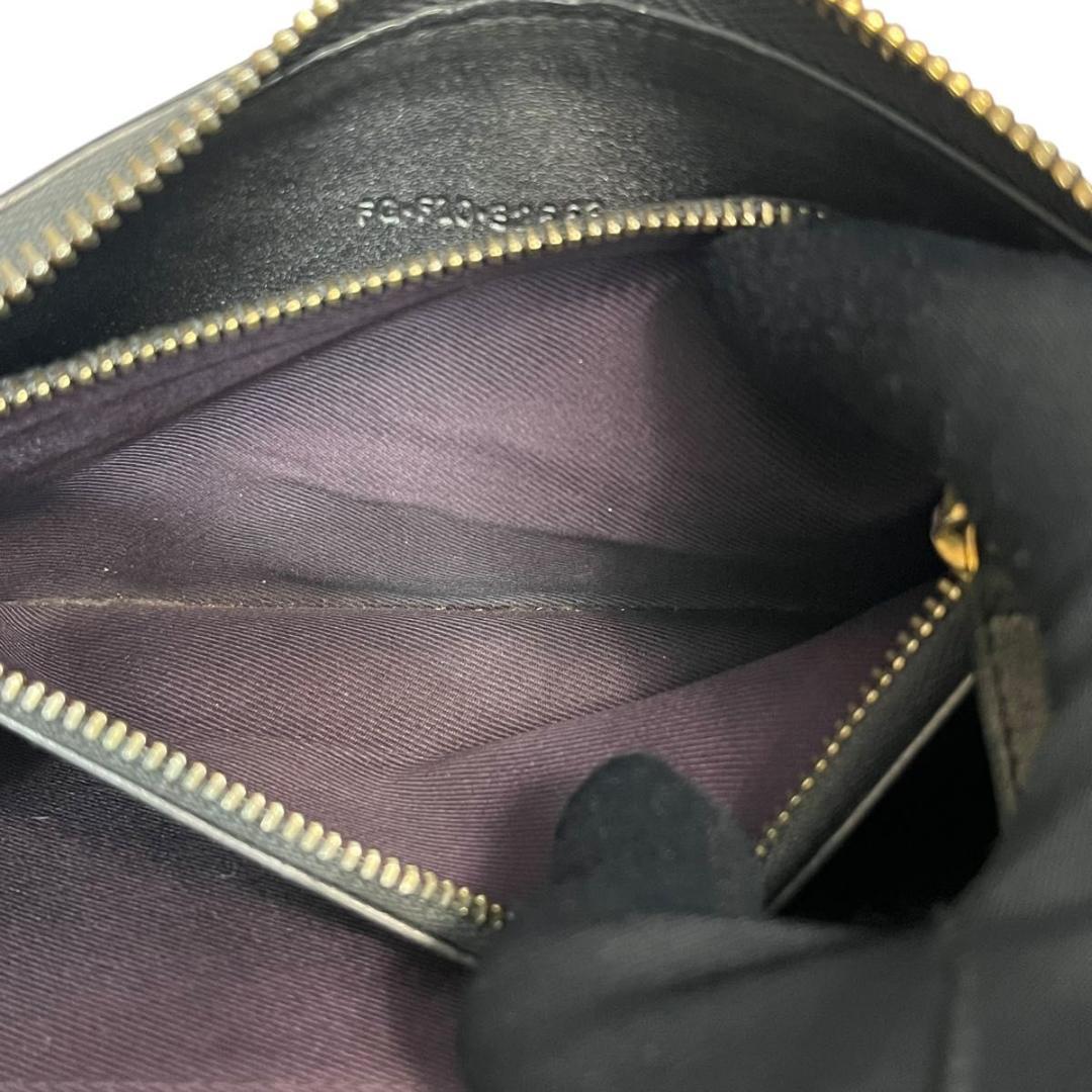 美品　ブルガリ　長財布 ソティリオ コレツィオーネ レザー ラウンドファスナー