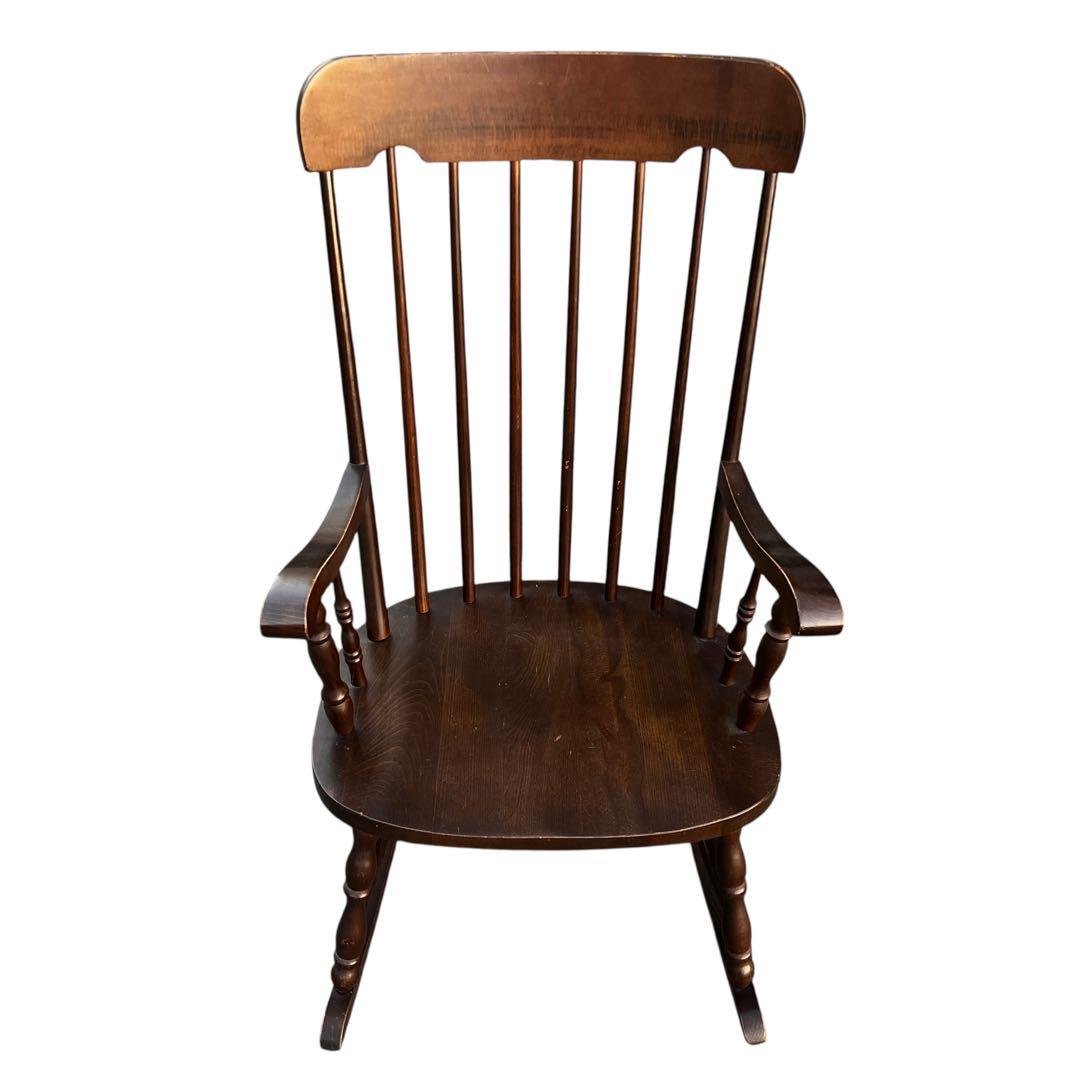 美品　飛騨家具　ロッキングチェア