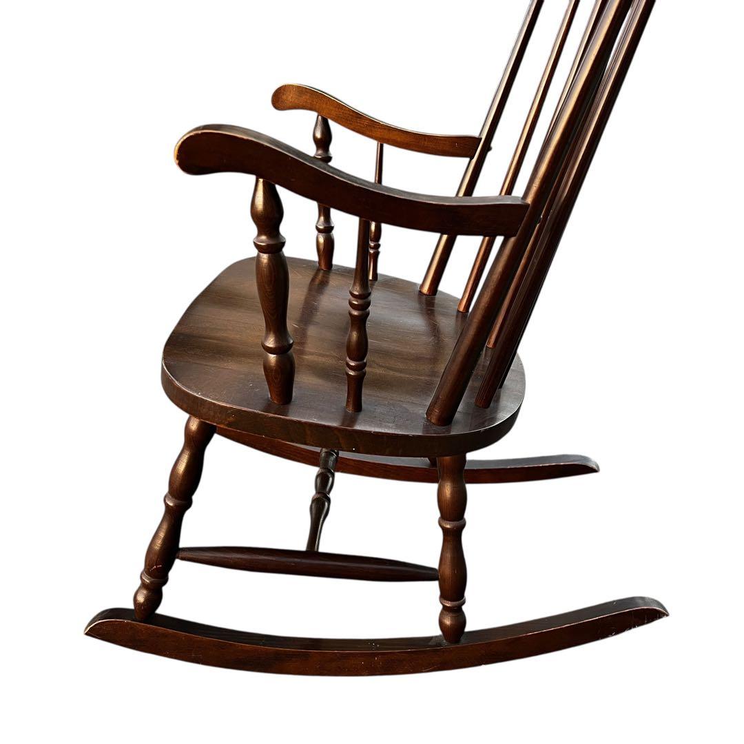 美品　飛騨家具　ロッキングチェア