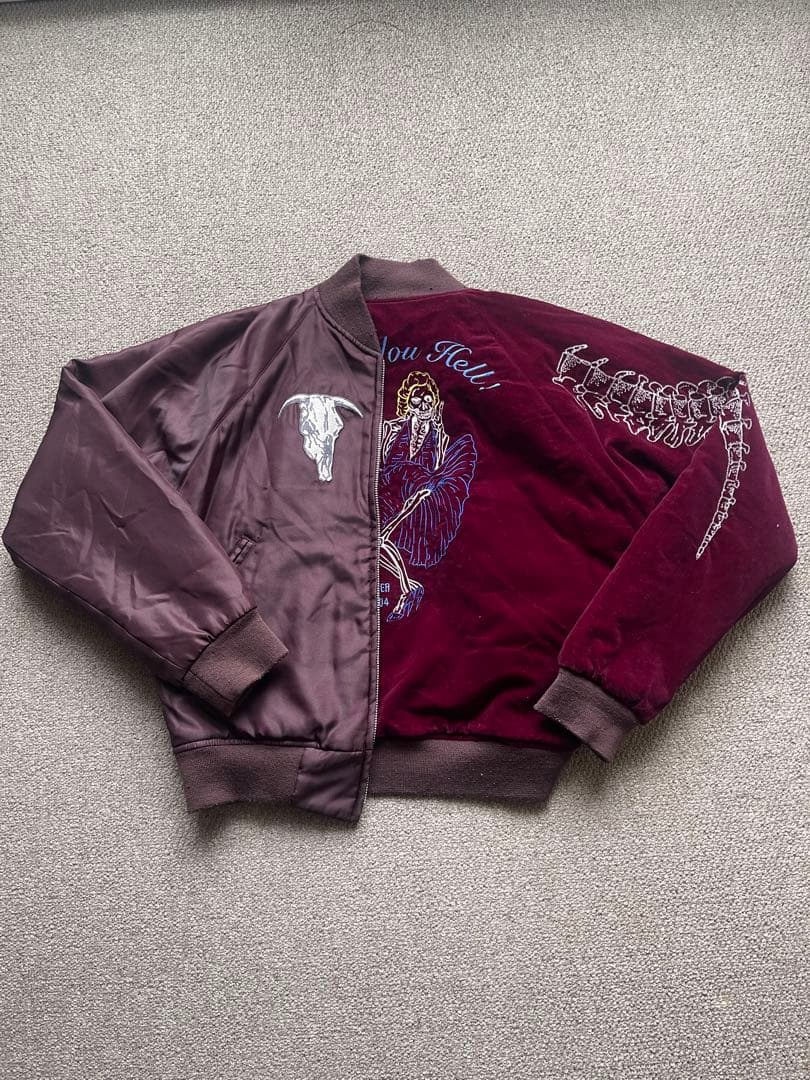 PPFM Reversible スカジャン ワインレッド 2002-2003