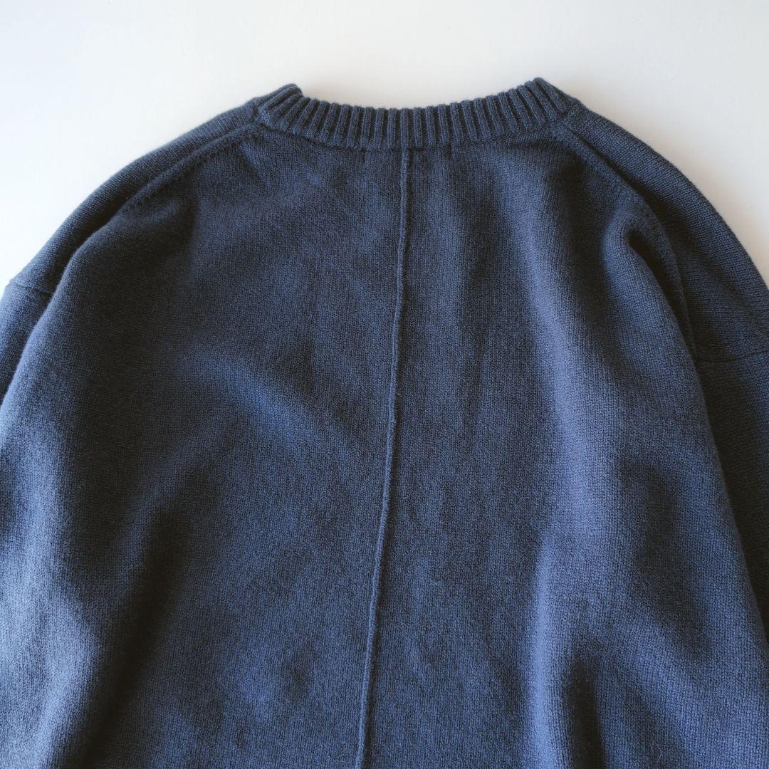 極美品23区　滝沢眞規子さん着用/洗えるウールカシミヤクルーネックニット38