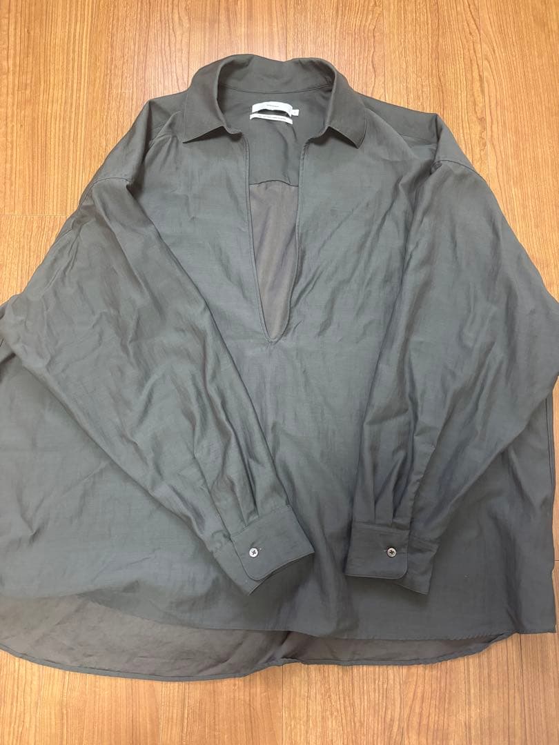 トップス graphpaper 24SS Wool Cupro Skipper Shirt