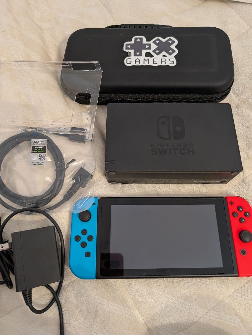 Nintendo Switch 本体★送料無料★SDカード256GB等おまけ付