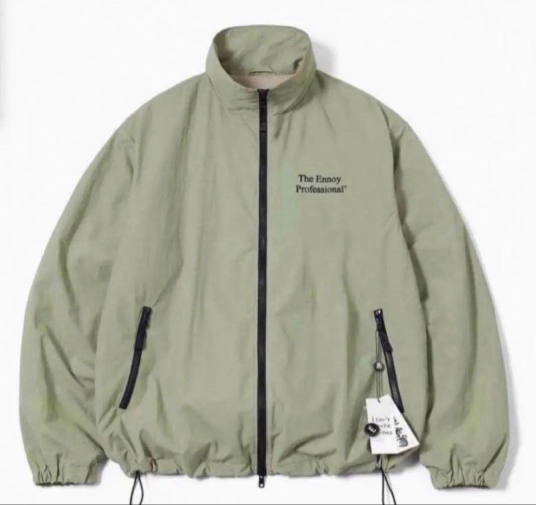 ENNOY エンノイ ナイロン セットアップ L Sage シャカシャカ