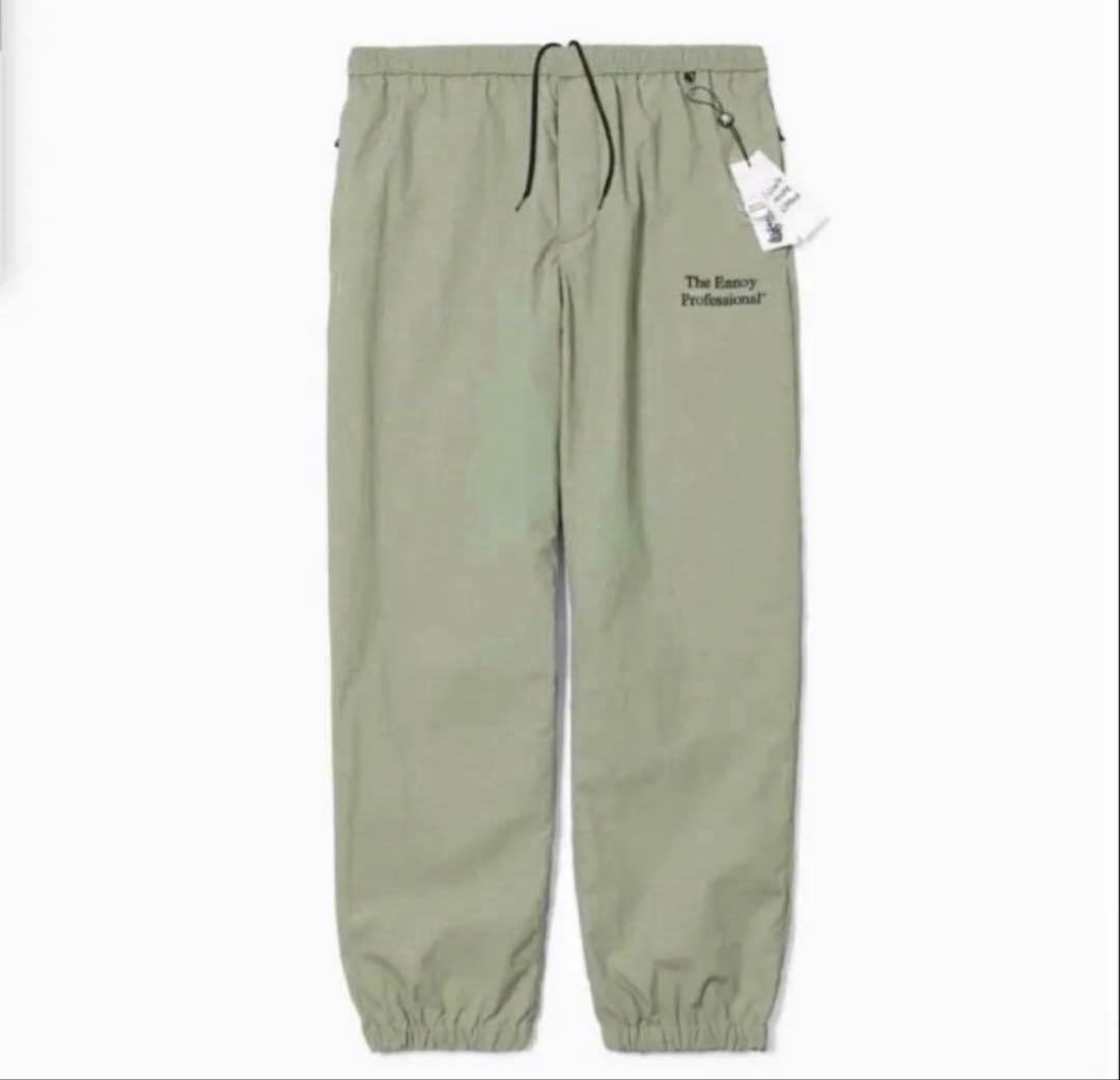 ENNOY エンノイ ナイロン セットアップ L Sage シャカシャカ