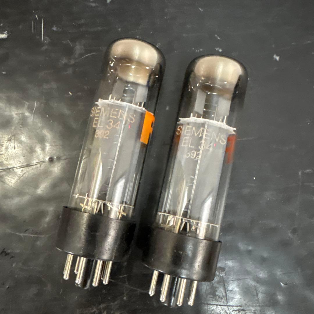 SIEMENS EL34ペア　中古　測定済