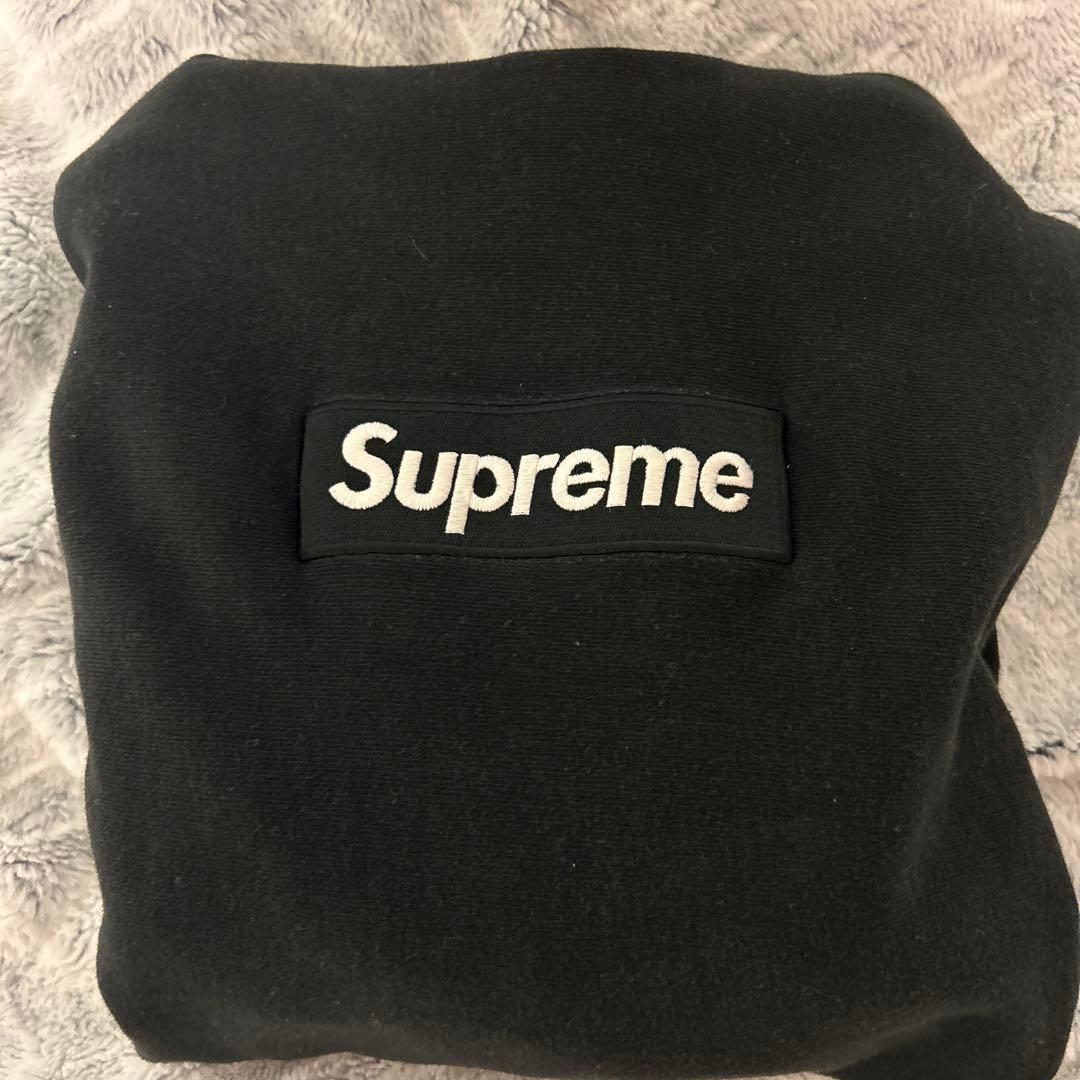 Supreme box logo hooded 黒　パーカー　ボックスロゴ