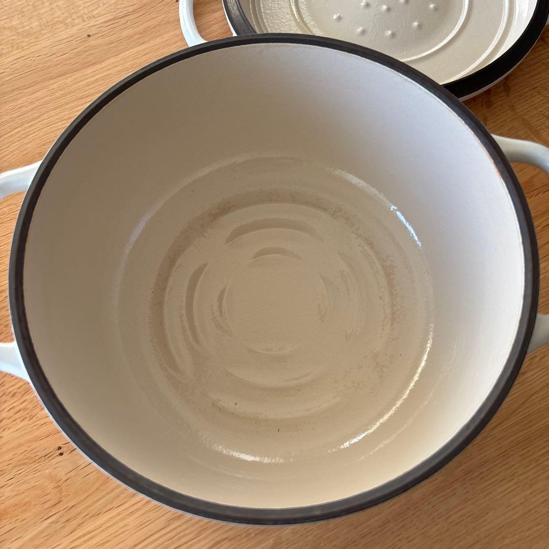 バーミキュラ　ライスポットミニ　３合　ホワイト　VERMICULAR