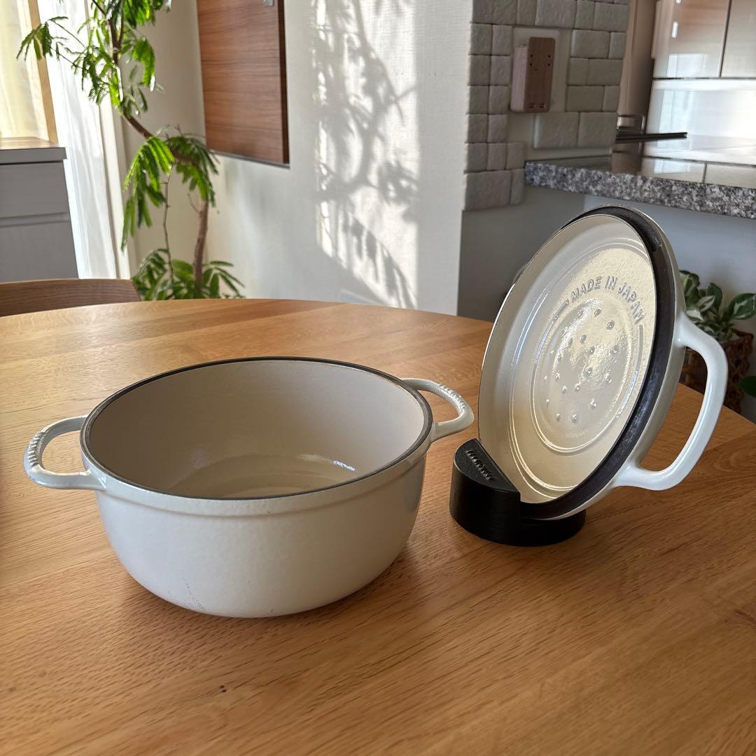 バーミキュラ　ライスポットミニ　３合　ホワイト　VERMICULAR