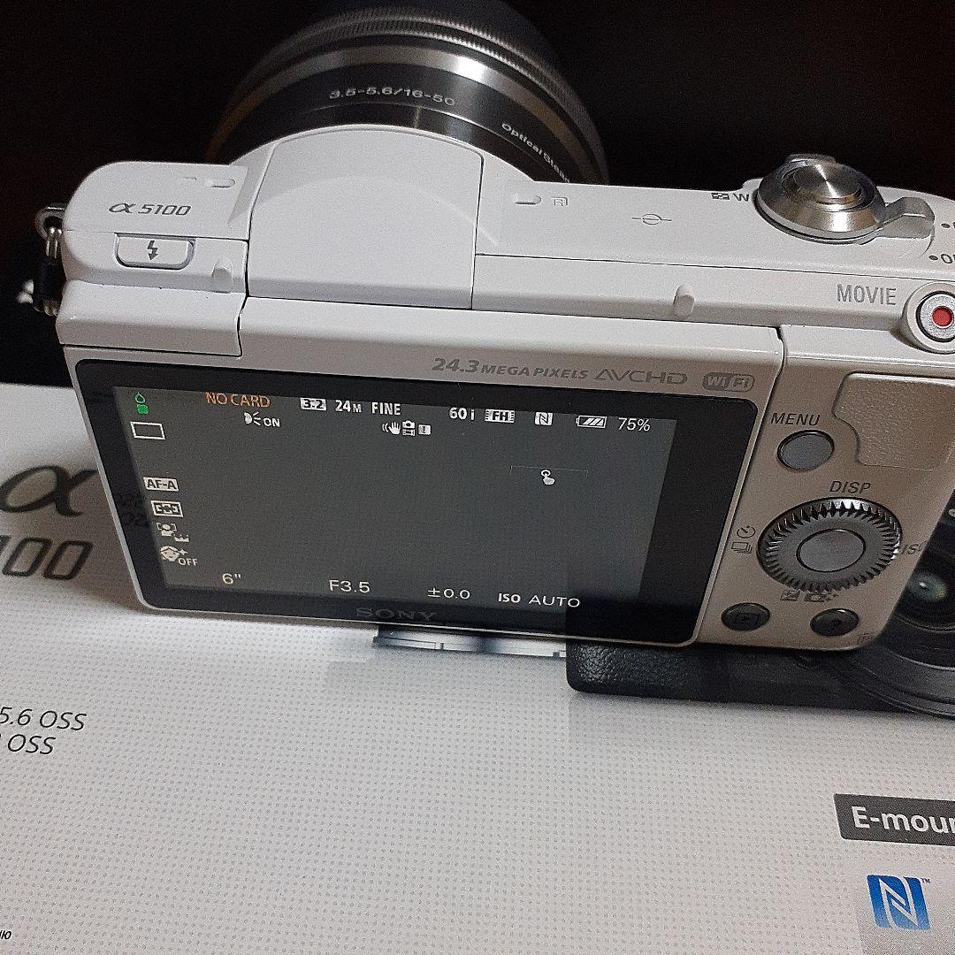 SONY α5100 ホワイト E 16-50mm レンズ付き