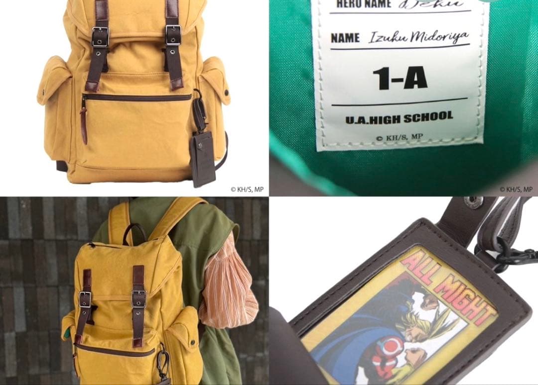 僕のヒーローアカデミア　緑谷出久　デク　リュック　マスタード　新品未開封