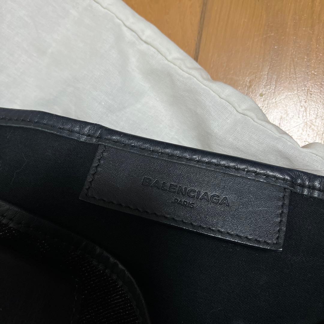 バレンシアガ ネイビーカバス　L ブラックデニム