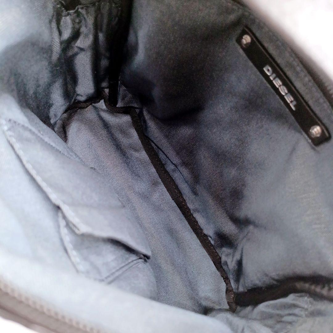 【美品】DIESEL LE-ZIPPER オールレザー リュック バックパック黒