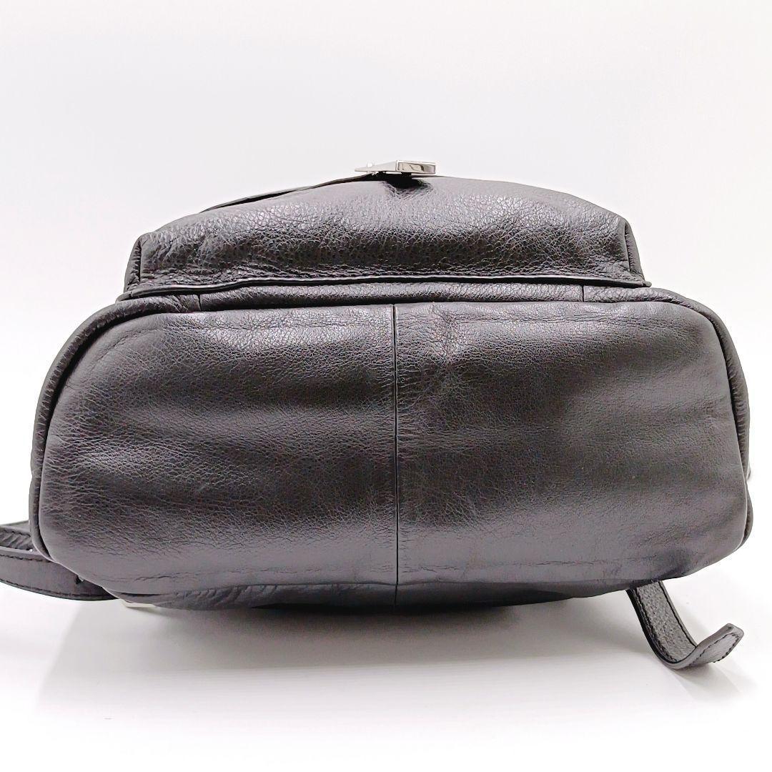 【美品】DIESEL LE-ZIPPER オールレザー リュック バックパック黒