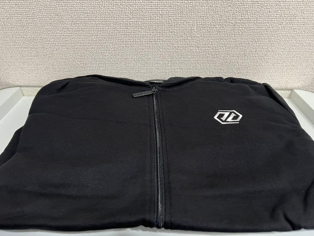 ASRock XL ブラック ジップアップパーカー