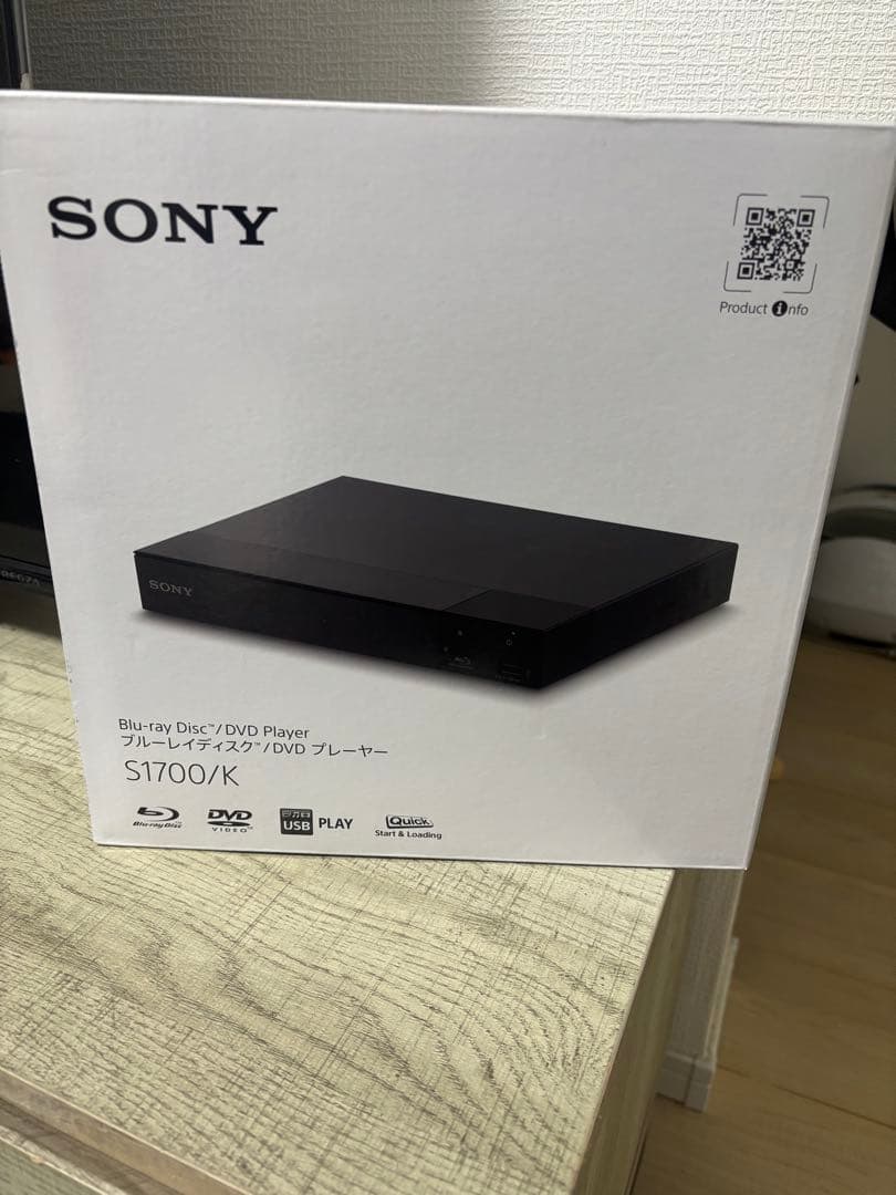 SONY ブルーレイ/DVDプレーヤー S1700/K