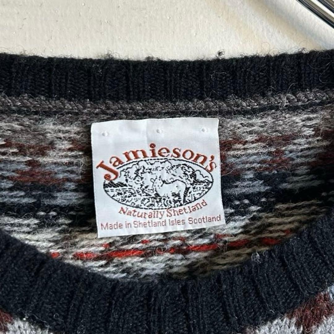 スコットランド製 JAMIESON'S フェアアイルニット ジャミーソンズ