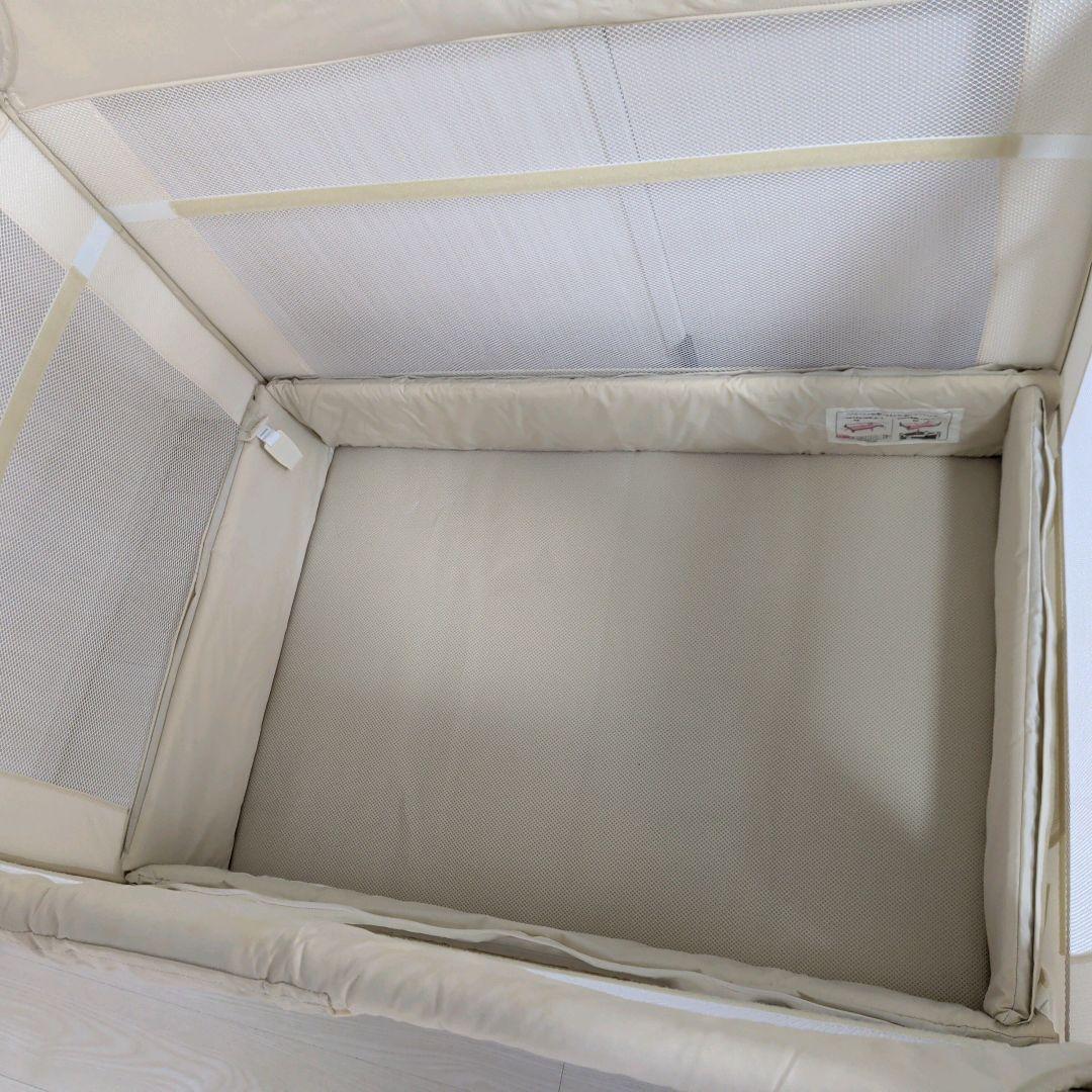 【美品】Aprica アップリカ ベビーベッド ココネルエアー ミルク