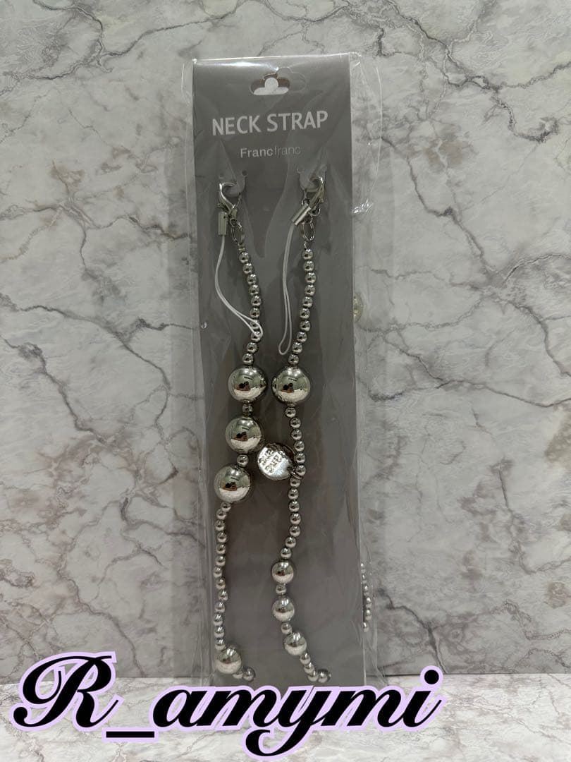 Francfranc シルバー ストラップ