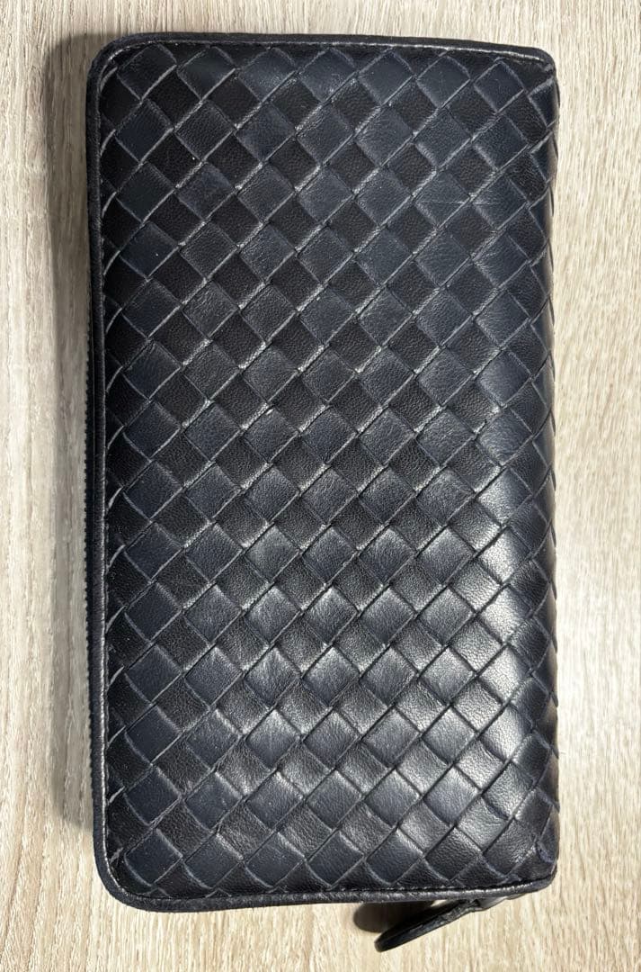 BOTTEGA VENETA 長財布 ダークネイビー