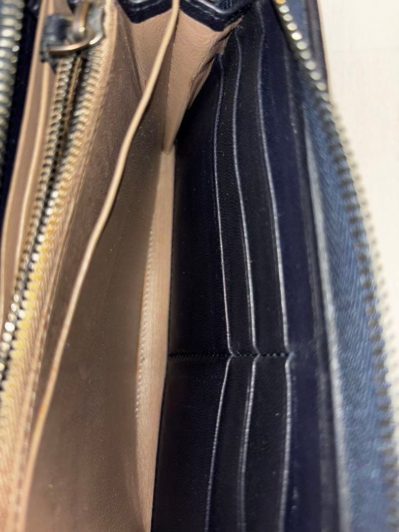 BOTTEGA VENETA 長財布 ダークネイビー