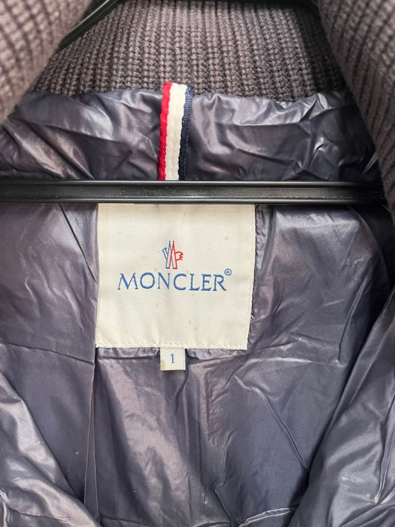 t*i様 値下げ‼︎MONCLER グレー ダウンジャケット