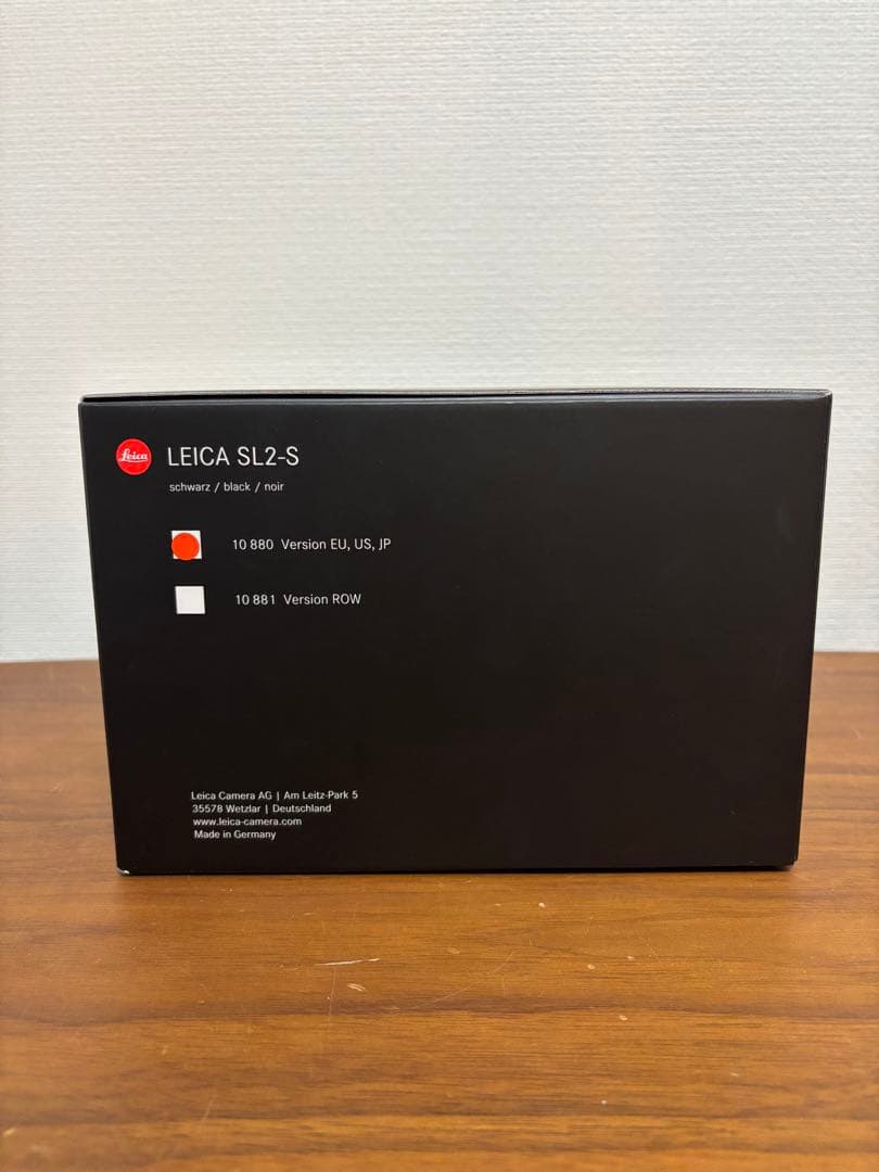 新品 ライカ SL2-S ミラーレス一眼カメラ 10880 [ボディ単体]