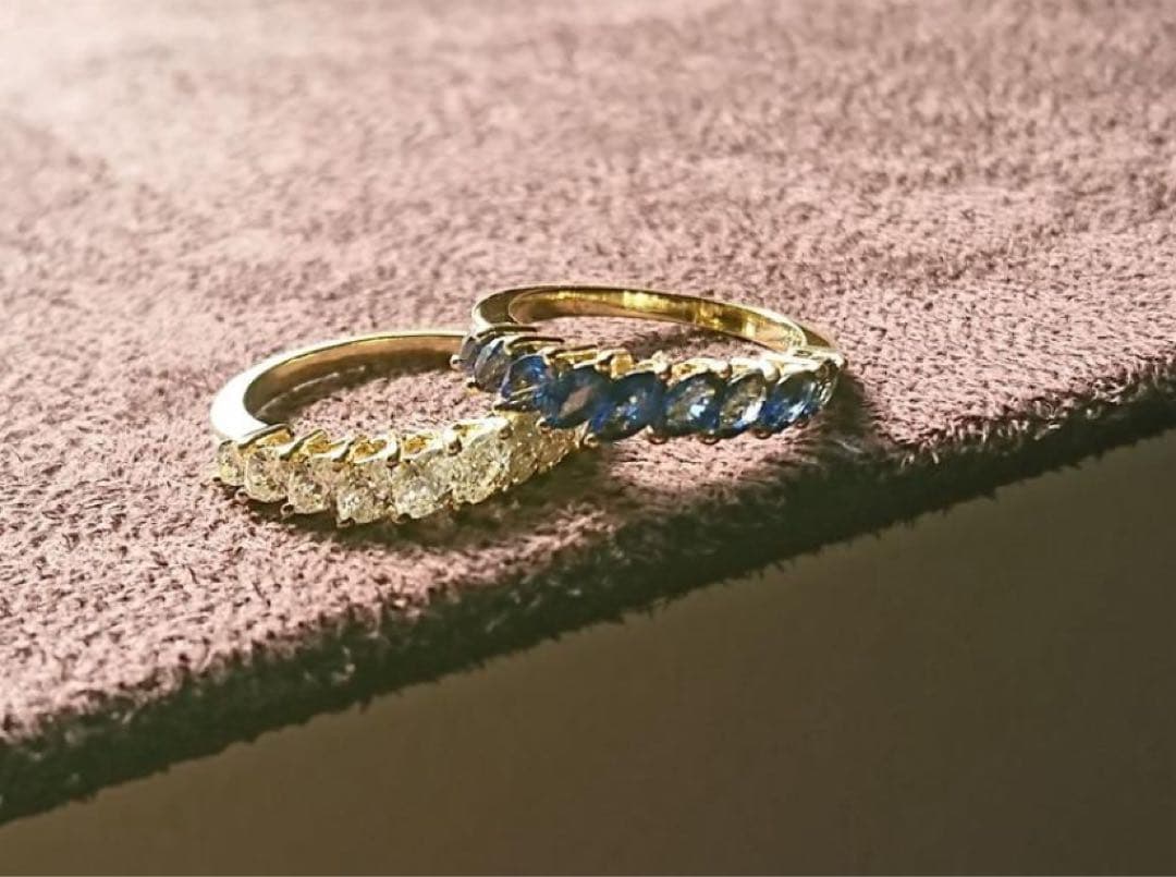 Akira jewelry あきらジュエリー　ダイヤモンド　サファイア　リング