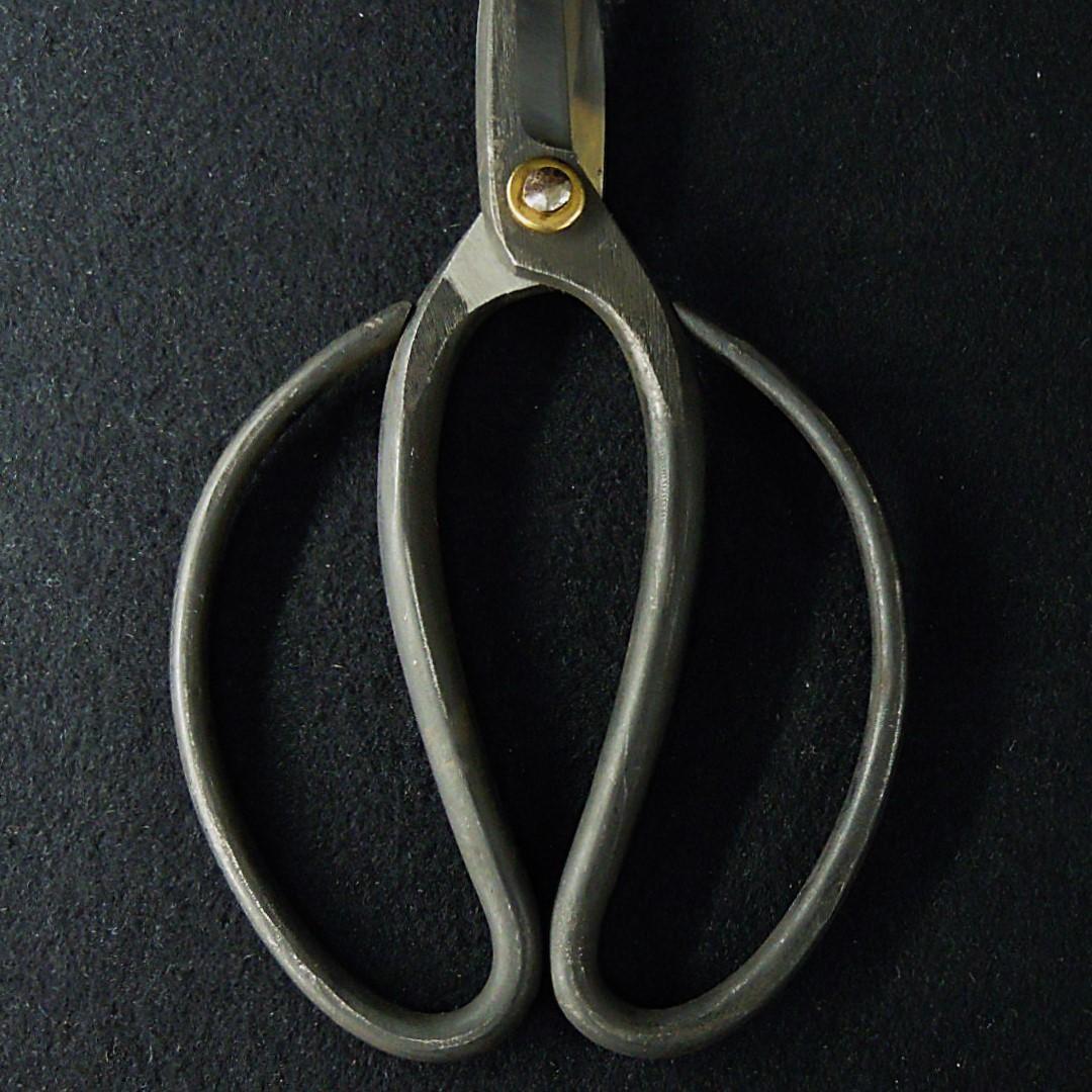 安重打刃物店 総火造 大久保鋏 無銘 未使用 192mm 新店舗移転時の整理品