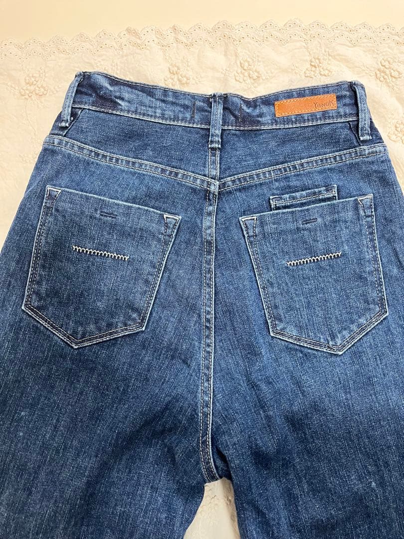 [美品]YANUK アニュアンス Pintuck Straight デニム