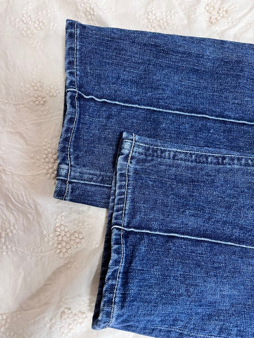 [美品]YANUK アニュアンス Pintuck Straight デニム