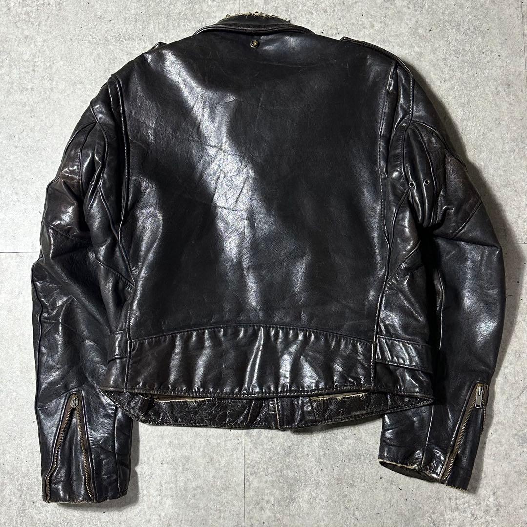 80s Schott 118J 42サイズ ダブルライダース カウハイド