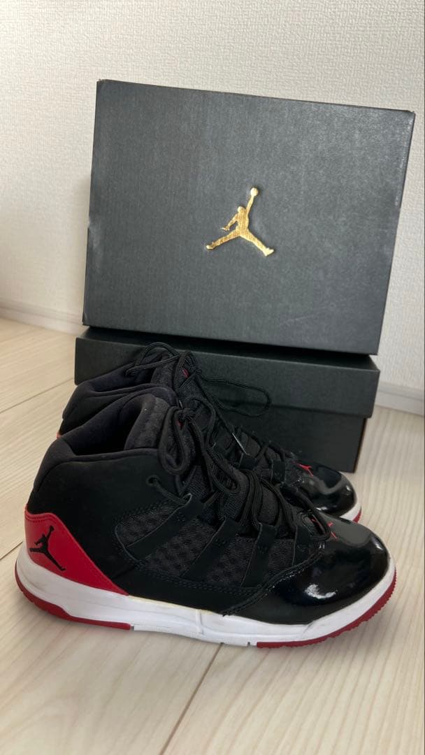 ナイキ　エアジョーダン 21cmAir Jordan ブラック/レッド