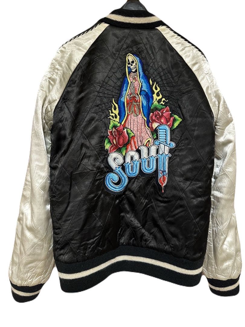 90年代　オゾンロックス　リバーシブルスカジャン　S