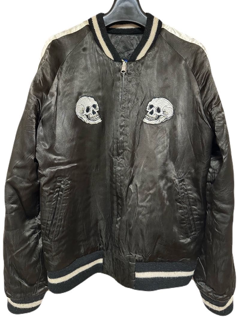 90年代　オゾンロックス　リバーシブルスカジャン　S