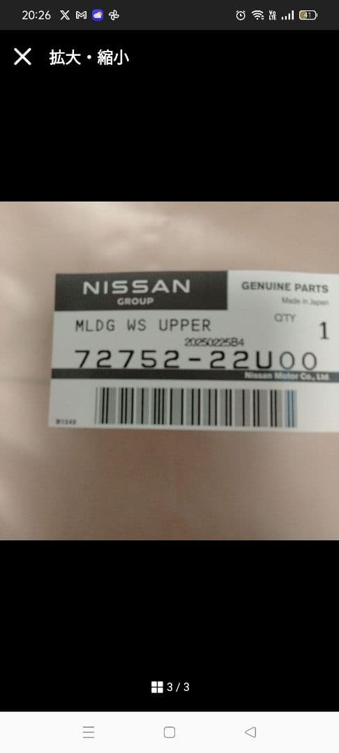 BCNR33 ECR33 日産 バックモールとウィンドウモールSET 新品