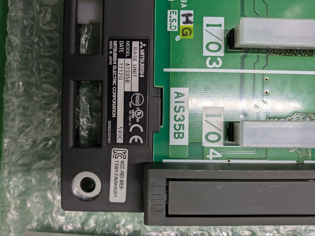 【生産終了品_在庫わずか】三菱_A1S35B_CPUベースユニット
