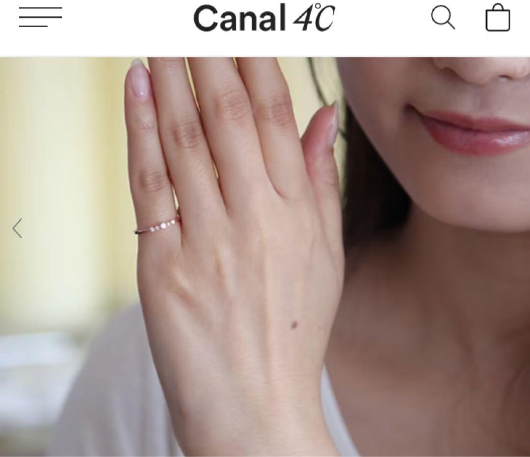 Canal 4°C シルバーピンキーリング 3号 定価¥17,000カナル4°C