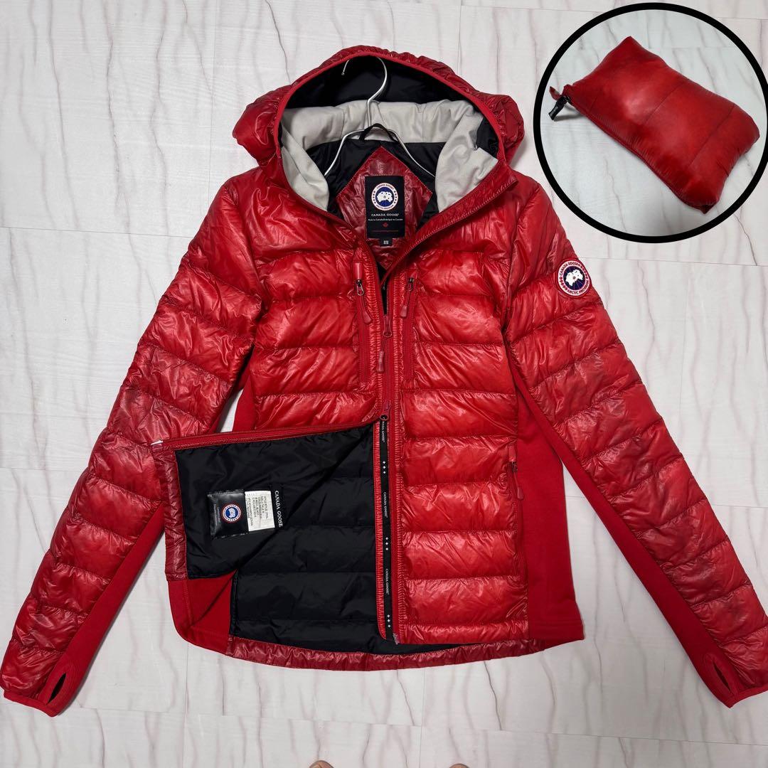   HYBRIDGE LITE HOODY レッド 黒 M