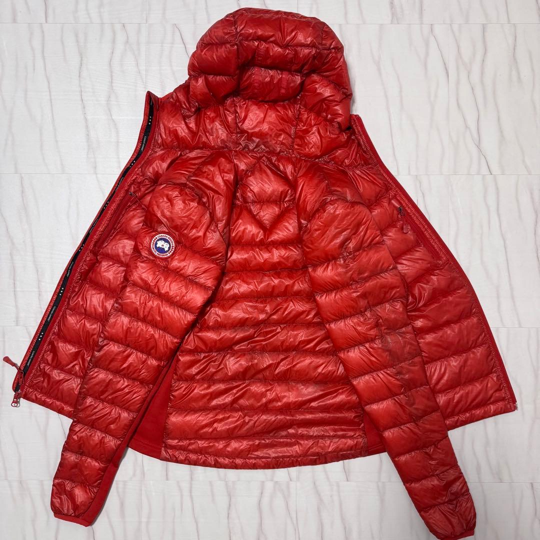   HYBRIDGE LITE HOODY レッド 黒 M